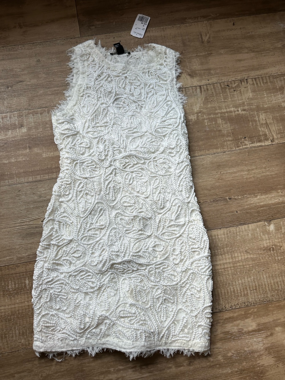 Forever 21 White Crochet Lace Top